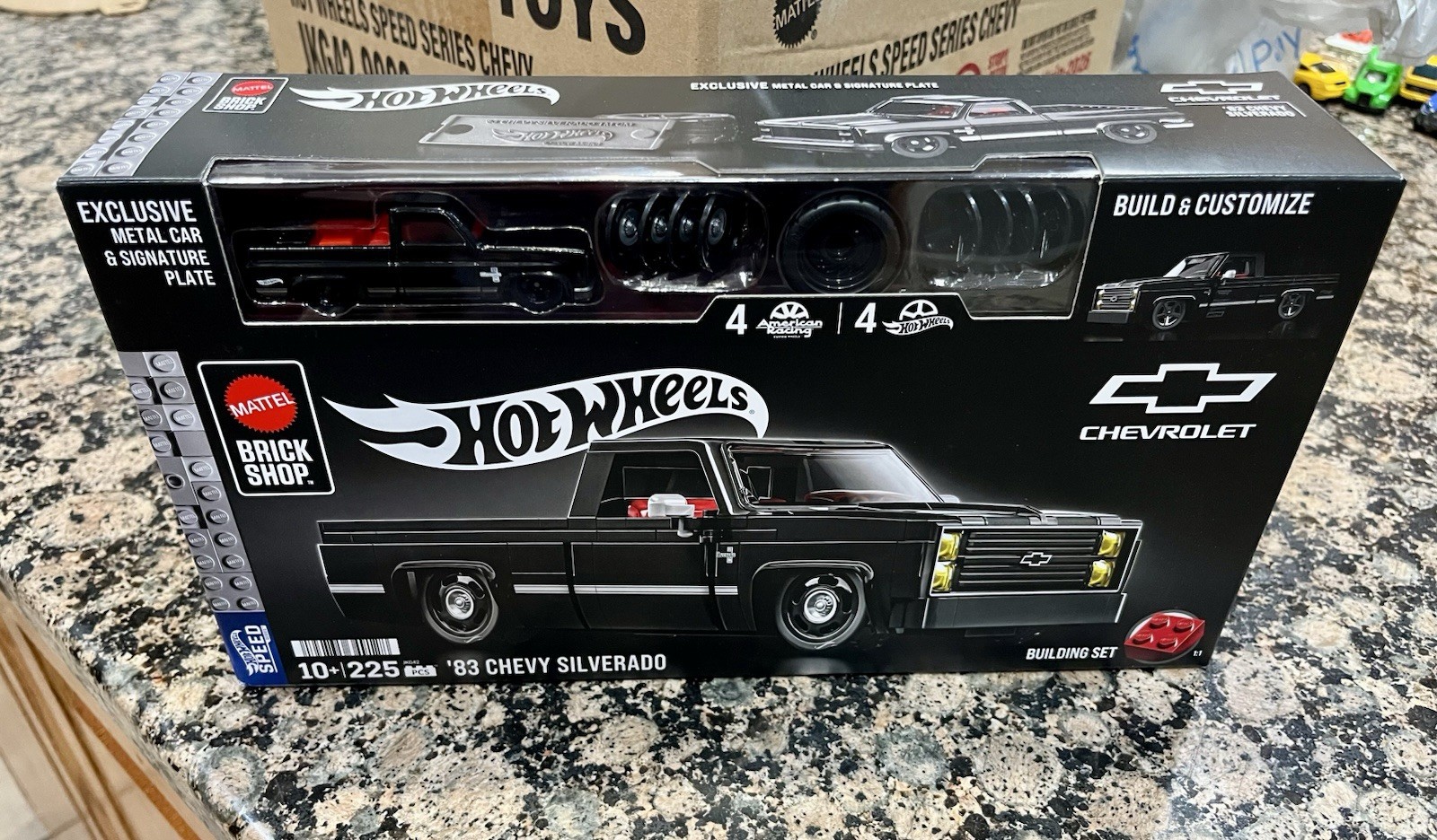 Mattel Brick Shop 🔥🔥🔥’83 Chevy Silverado 225pcs Black Factory sealed-New Mattel Brick Shop 🔥🔥🔥’83 Chevy Silverado 225pcs Black Factory sealed-New
