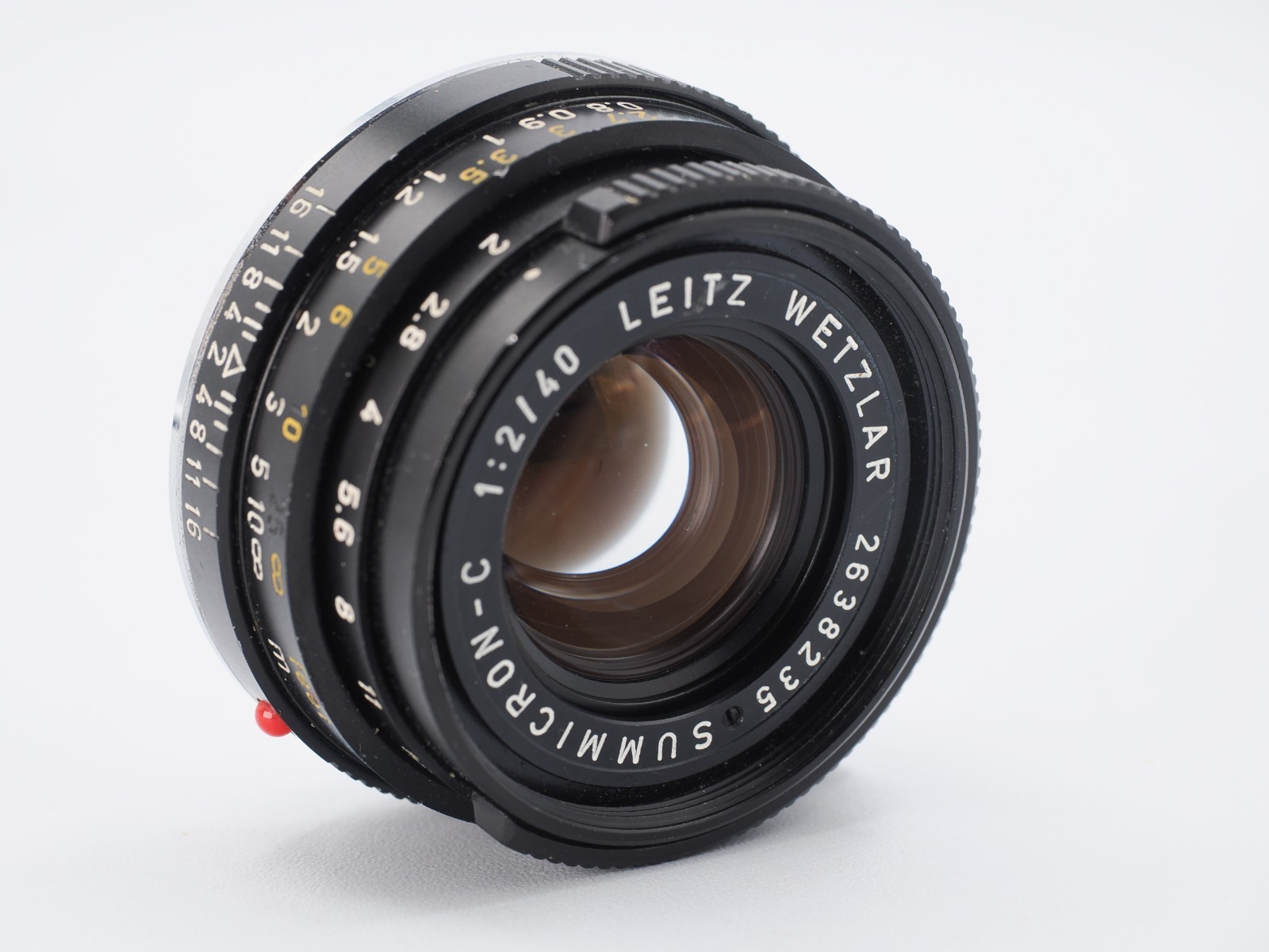 LEICA SUMMICRON - C 40mm f2 M Mount LEITZ WETZLAR LEICA SUMMICRON - C 40mm f2 M Mount LEITZ WETZLAR