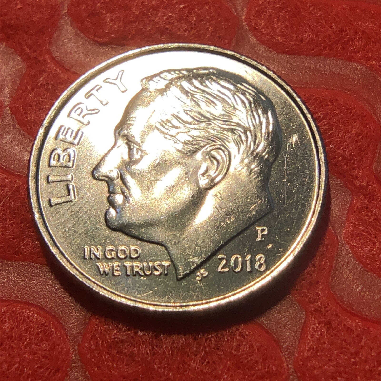 2018 (P)  US Roosevelt Dime \