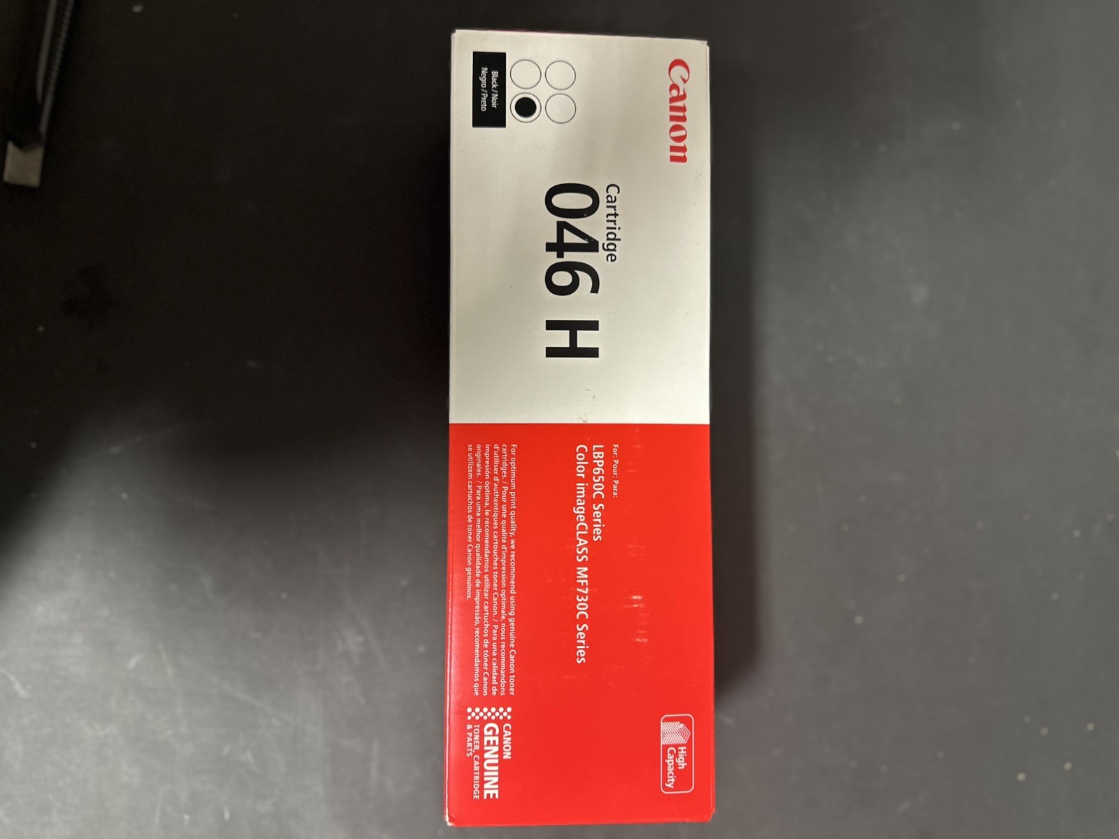 Genuine Canon 046H Toner High Capacity New Factory Sealed Genuine Canon 046H Toner High Capacity New Factory Sealed