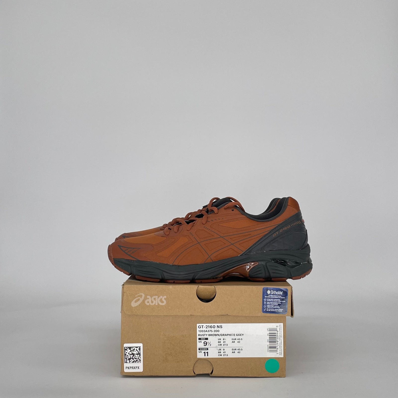 Size 9.5M/11W - ASICS GT-2160 NS Rusty Brown 1203A375-200 Size 9.5M/11W - ASICS GT-2160 NS Rusty Brown 1203A375-200