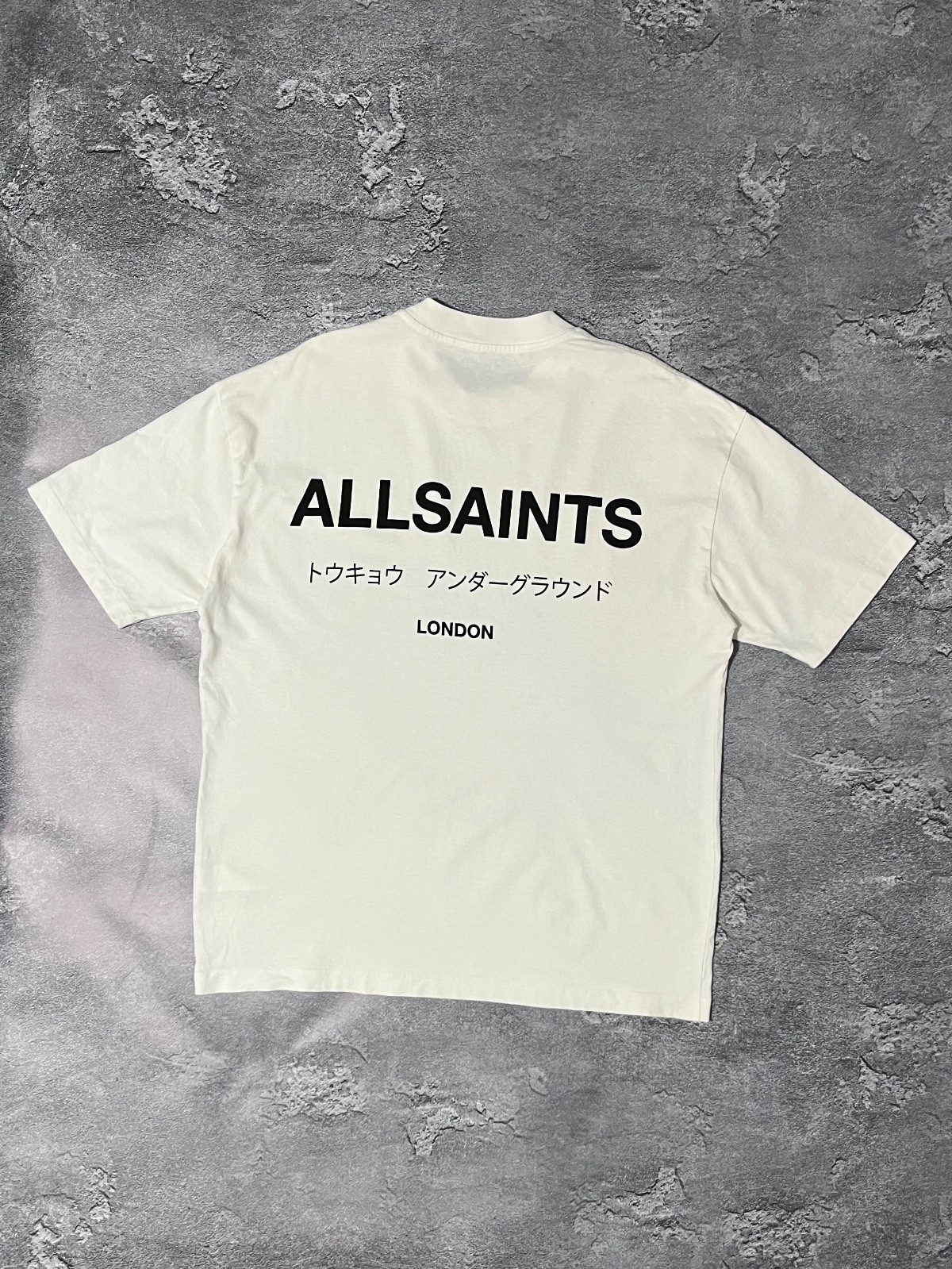Allsaints London Big Logo Oversize Shirt Small Size