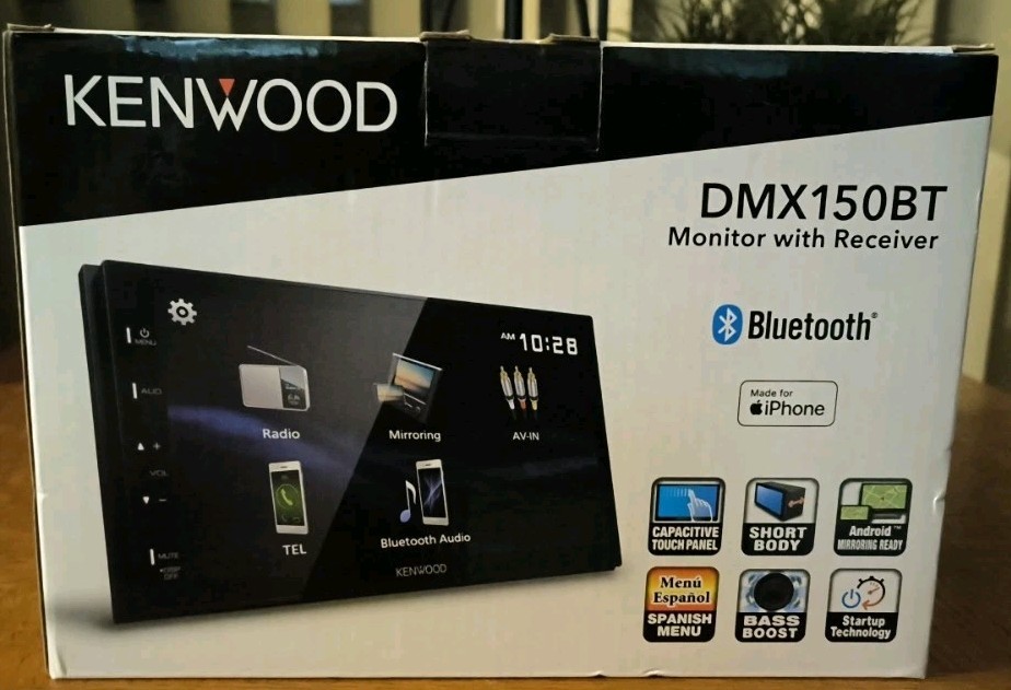 Kenwood DMX150BT 2 DIN Digital Media Receiver Bluetooth Touchscreen Kenwood DMX150BT 2 DIN Digital Media Receiver Bluetooth Touchscreen