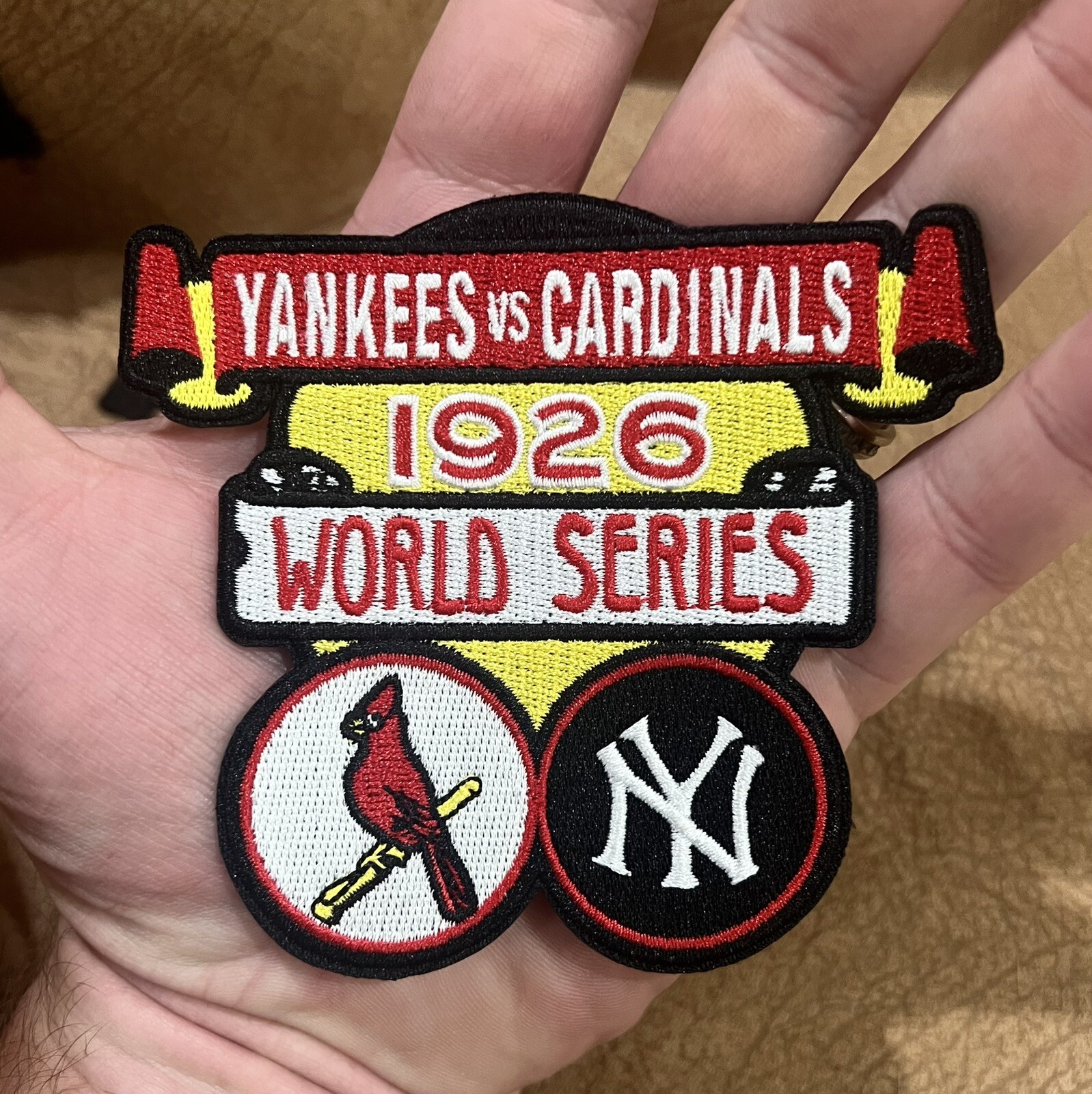 1926 World Series Jersey Official MLB Patch St. Louis Cardinals New York Yankees 1926 World Series Jersey Official MLB Patch St. Louis Cardinals New York Yankees