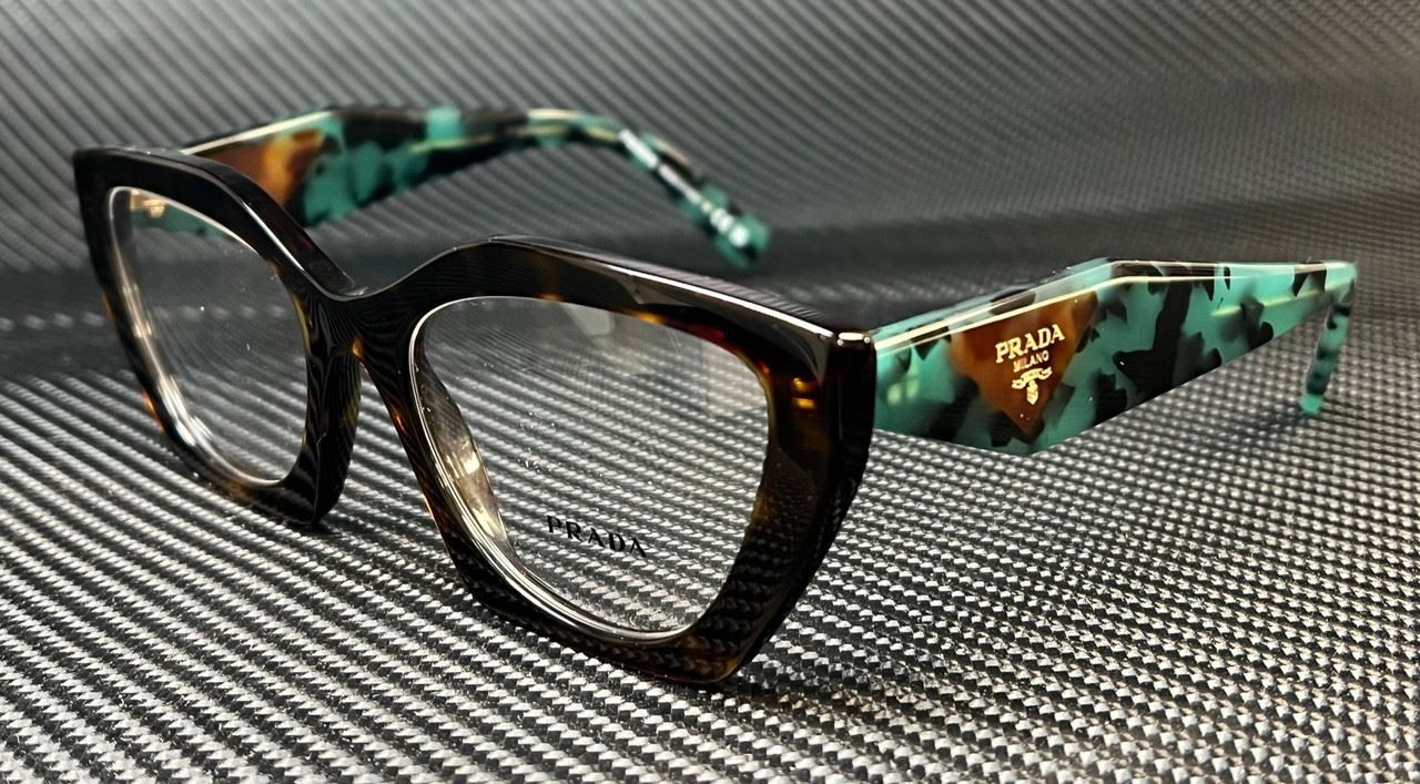PRADA PR 09YV 2AU1O1 Brown Havana Women\'s 54 mm Eyeglasses