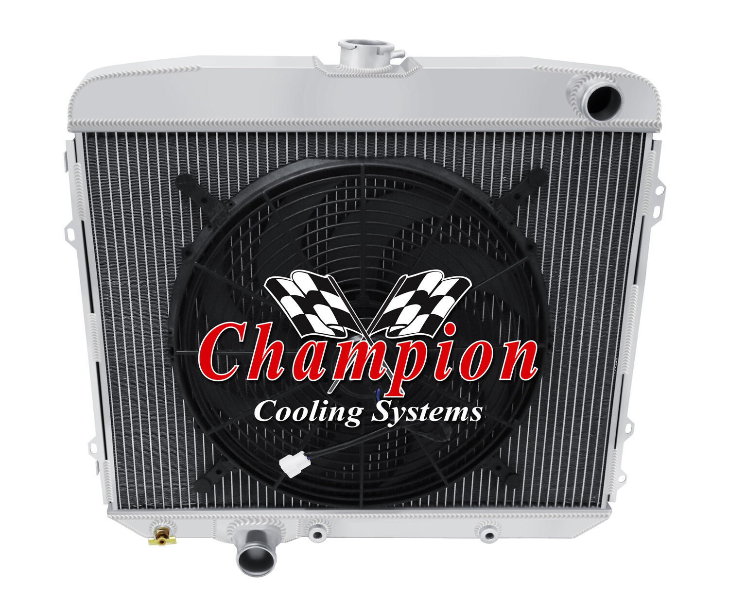 ER Champion 4 Row Radiator W/ 16\