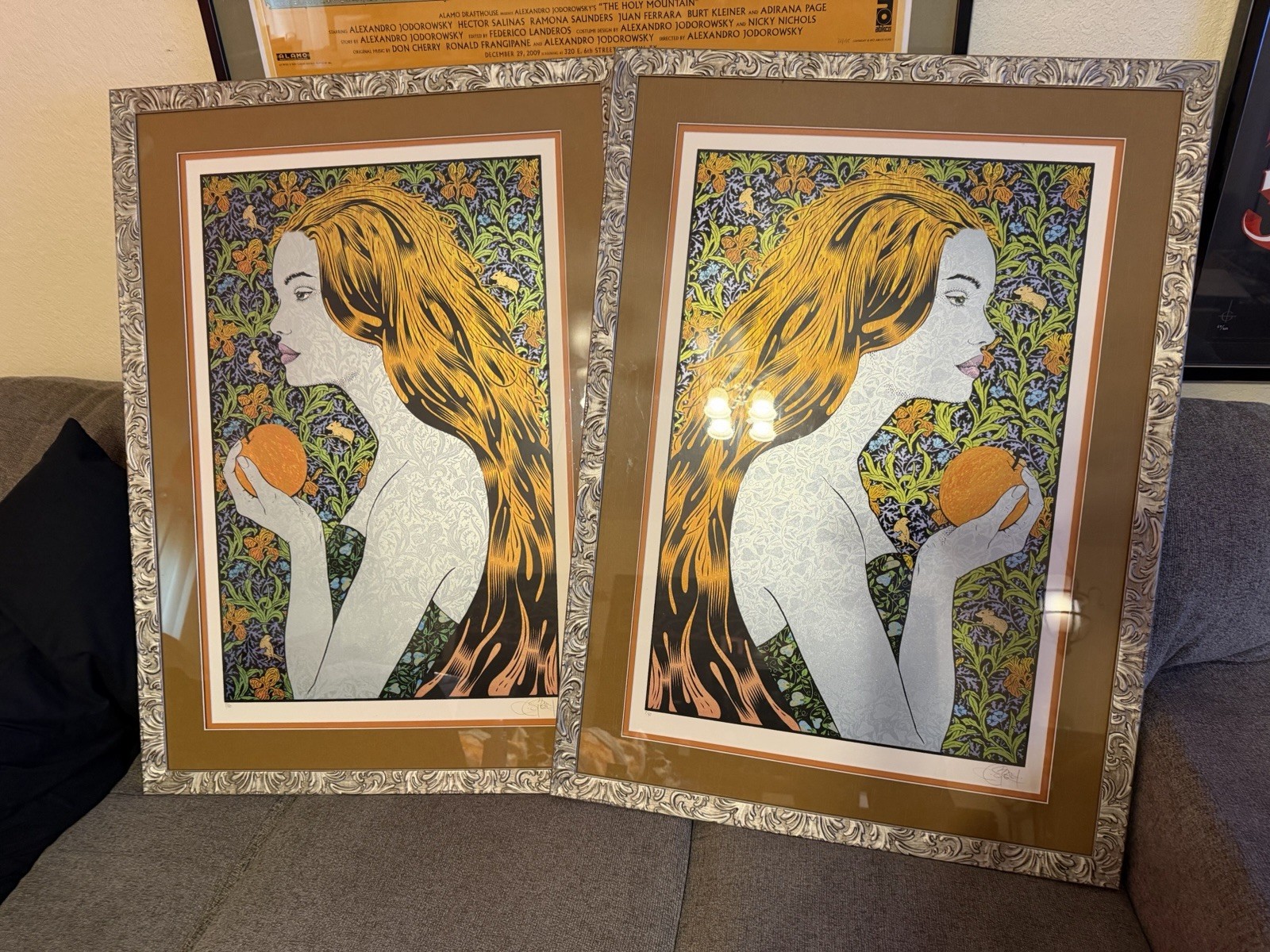 Chuck Sperry SISTERS Diptych Matching #7/80 Signed Framed 2014 Spoke Art RARE