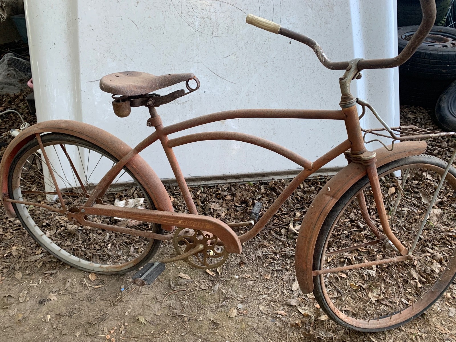 vintage monarch bicycle red 1950s vintage monarch bicycle red 1950s