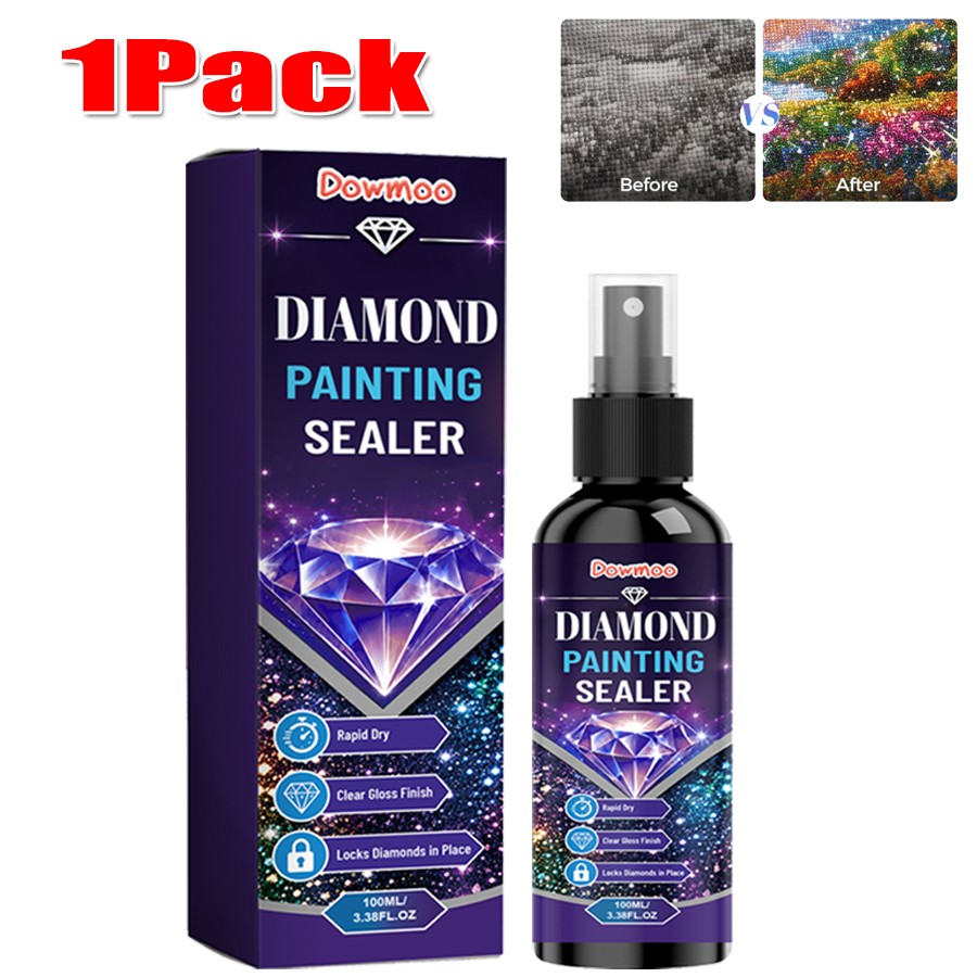 2x Diamond Painting Sealer Spray,Quick Dry Gloss Finish Sealant for Diamond Art 2x Diamond Painting Sealer Spray,Quick Dry Gloss Finish Sealant for Diamond Art