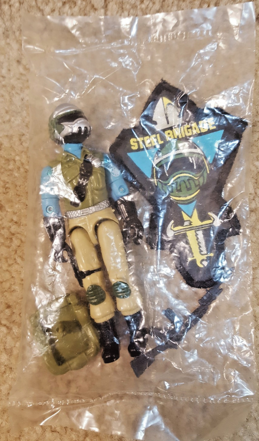 Sealed Baggie Nice Complete Vintage 1988 GI Joe Mail In Steel Brigade B v1B Sealed Baggie Nice Complete Vintage 1988 GI Joe Mail In Steel Brigade B v1B