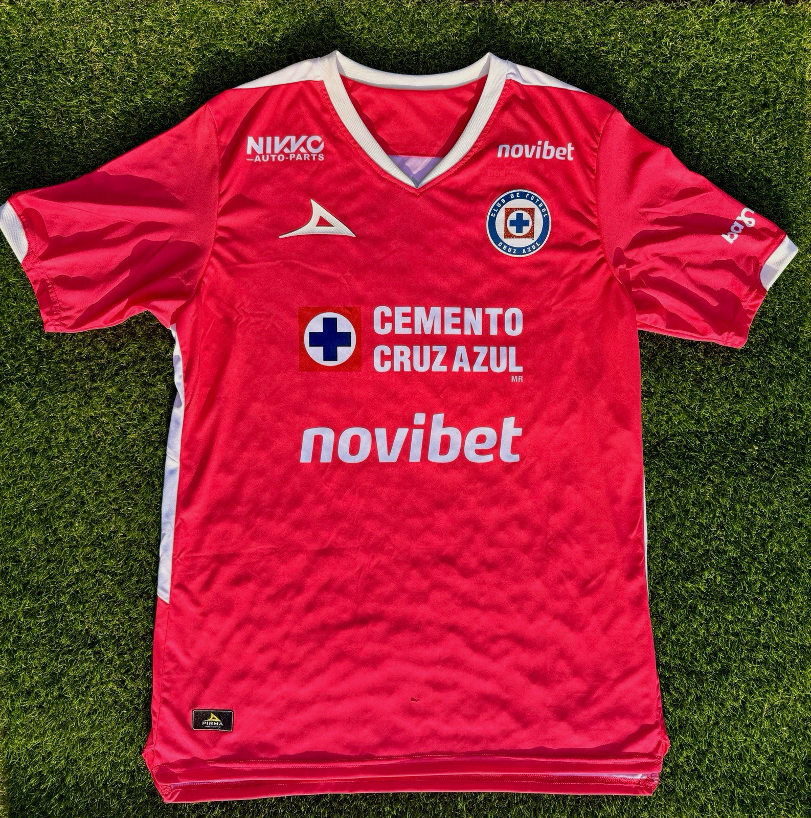 Cruz Azul Pirma Concacaf Champions League Portero Gudino Jersey Pink Size XL