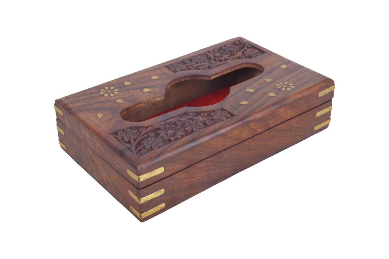Anitque Home Office Decorative Wooden Tissue Box Napkin Organiser Holder ASORTED