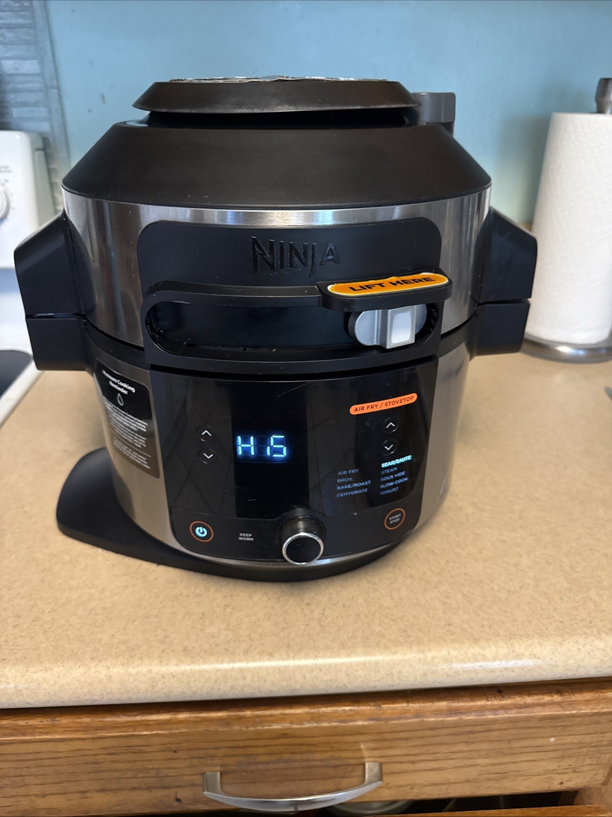 Ninja OL500 Foodi 14-in-1 6.5-qt. Pressure Cooker Steam Fryer SmartLid Used 📦 