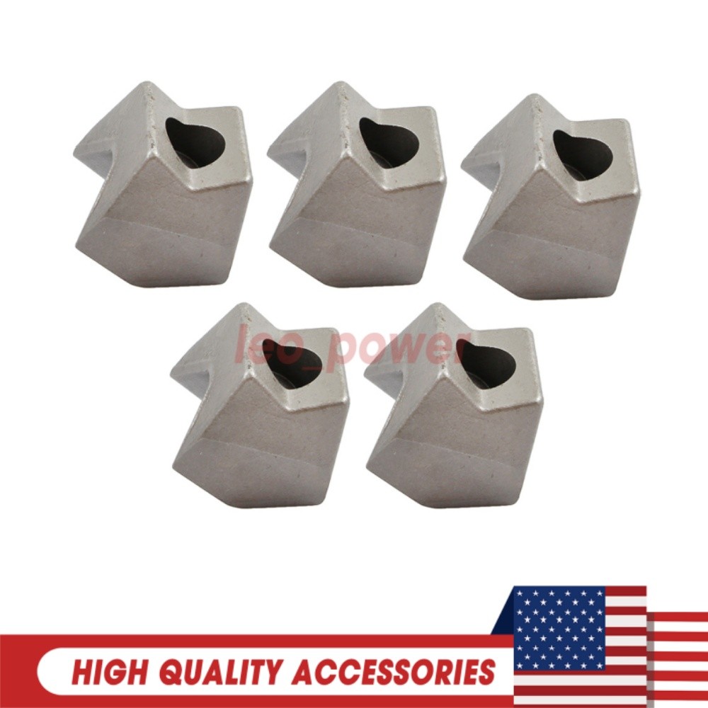 5Pcs For Fecon Cubit Reversible Knife Teeth