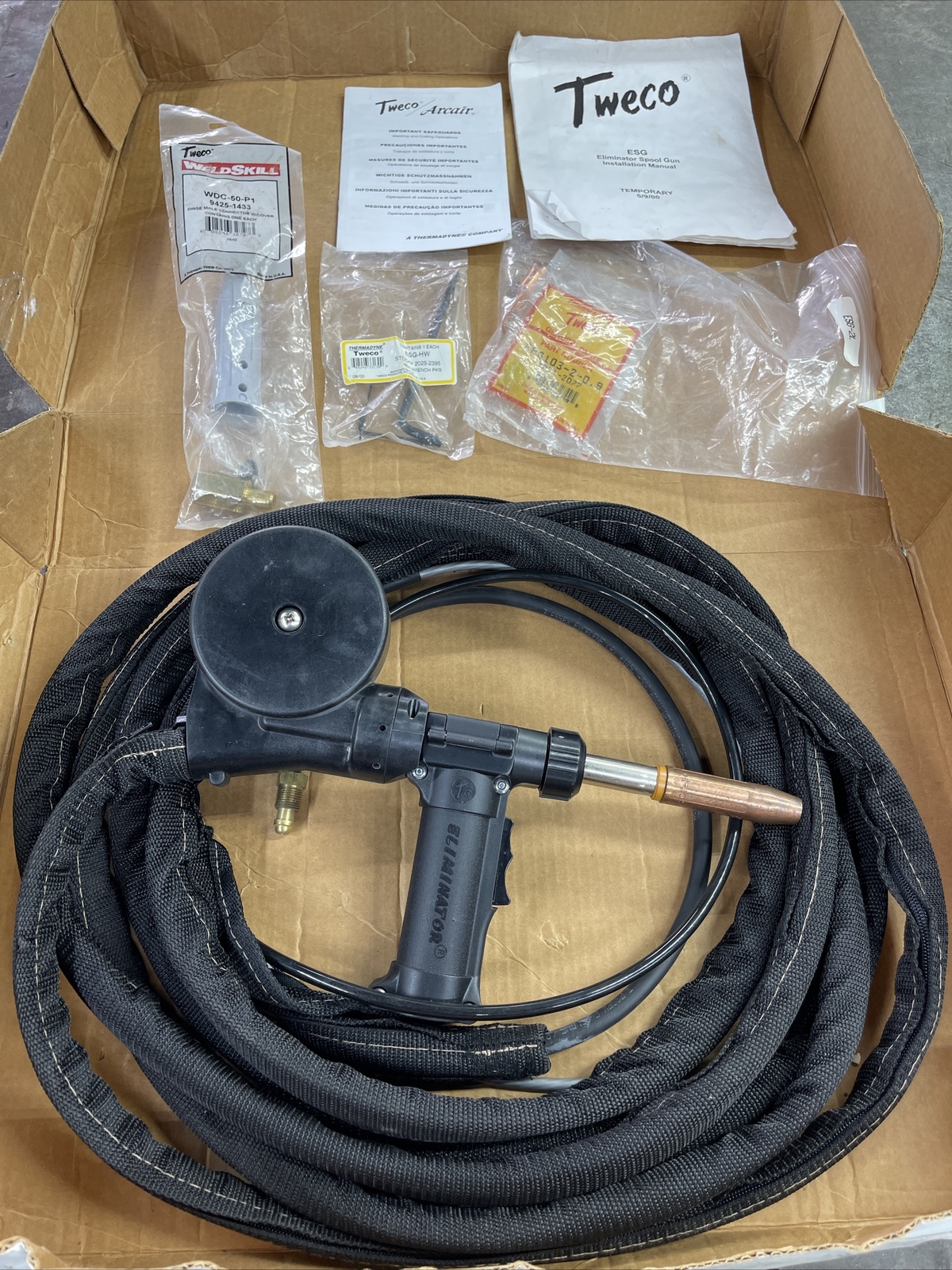 TWECO SPOOL GUN ESG225-3545 ELIMINATOR 25 FT 6 Pin Connection