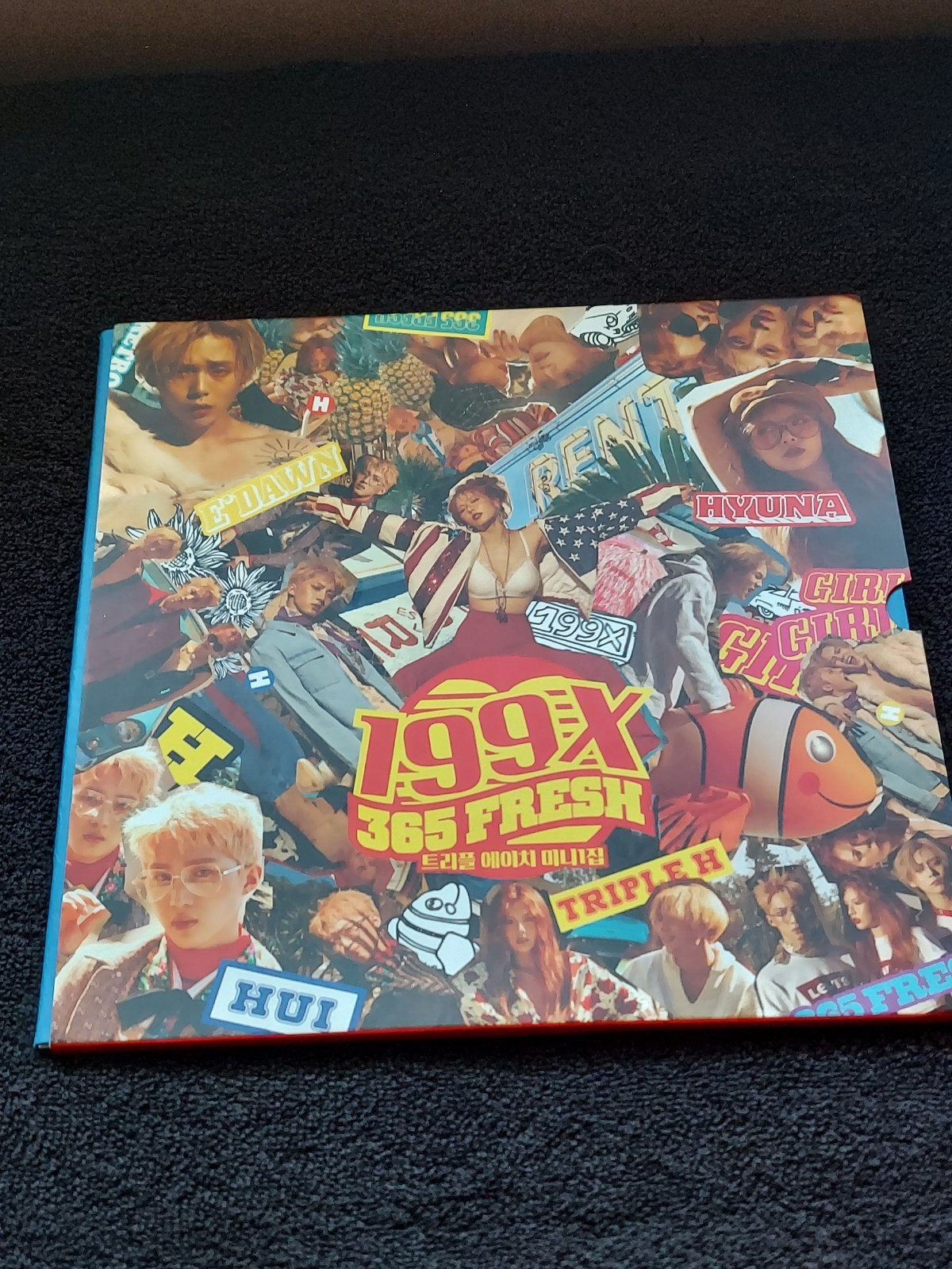 Triple H 1st Mini Album 199X Rare OOP Photobook Hyuna Dawn Hui No CD Used