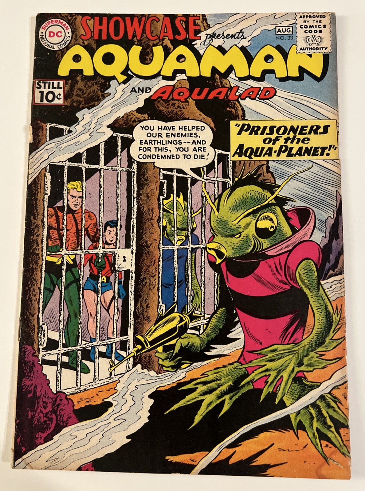 SHOWCASE #33 (DC COMICS 1961) AQUAMAN VG-