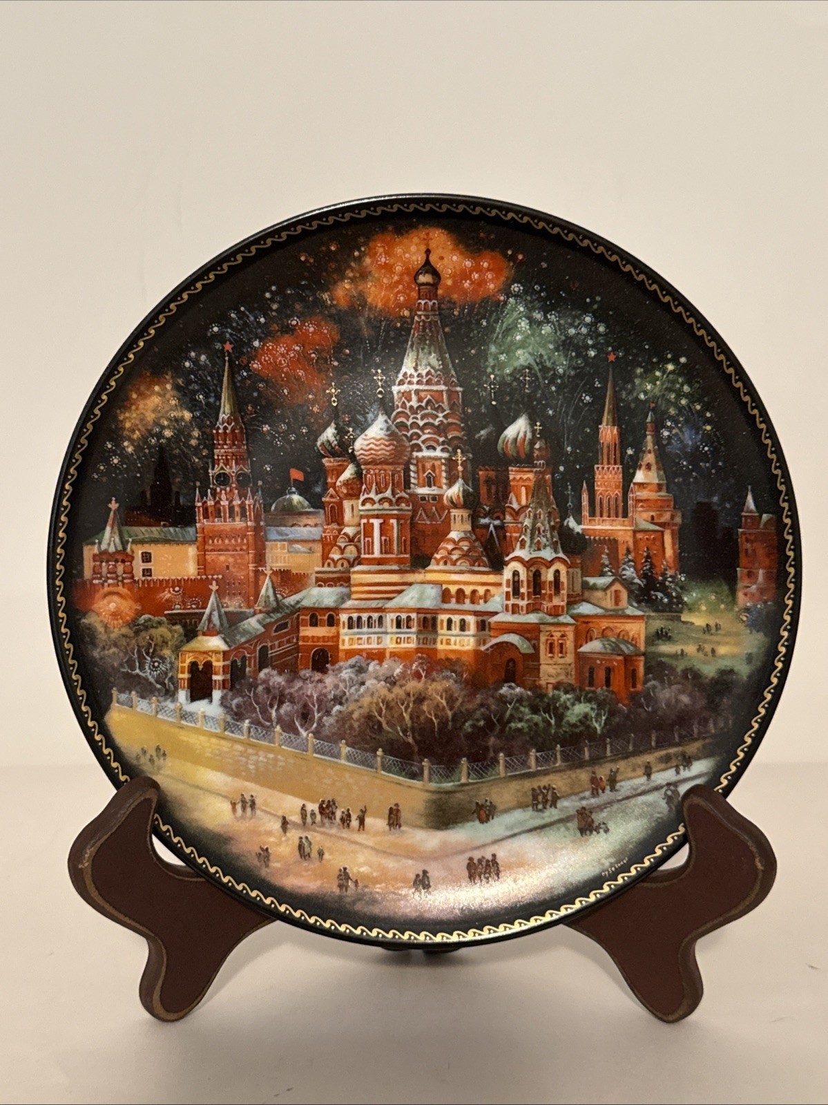 Russian Jewels Of The Golden Ring Collector Plate Set 8 COA Box Complete Series