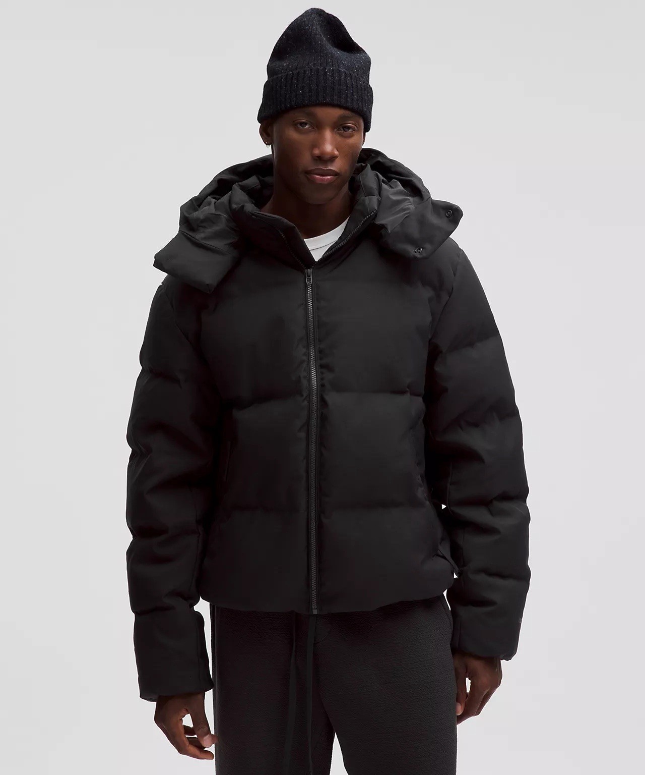 Lululemon Always Down Puffer Jacket Tech Canvas Black Men’s M Lululemon Always Down Puffer Jacket Tech Canvas Black Men’s M