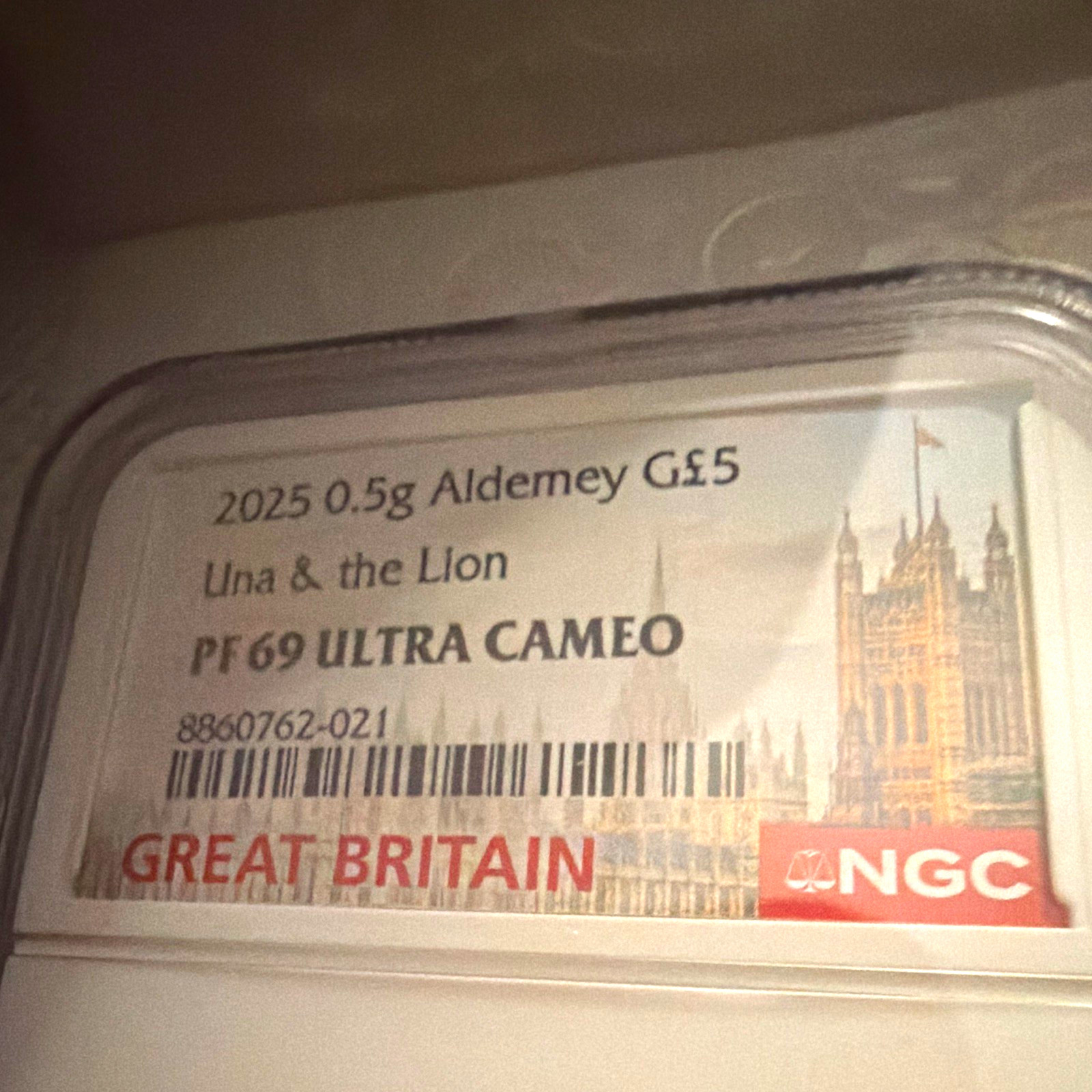 2025 Alderney £5 Una & the Lion Gold Coin NGC PF69 Ultra Cameo 2025 Alderney £5 Una & the Lion Gold Coin NGC PF69 Ultra Cameo