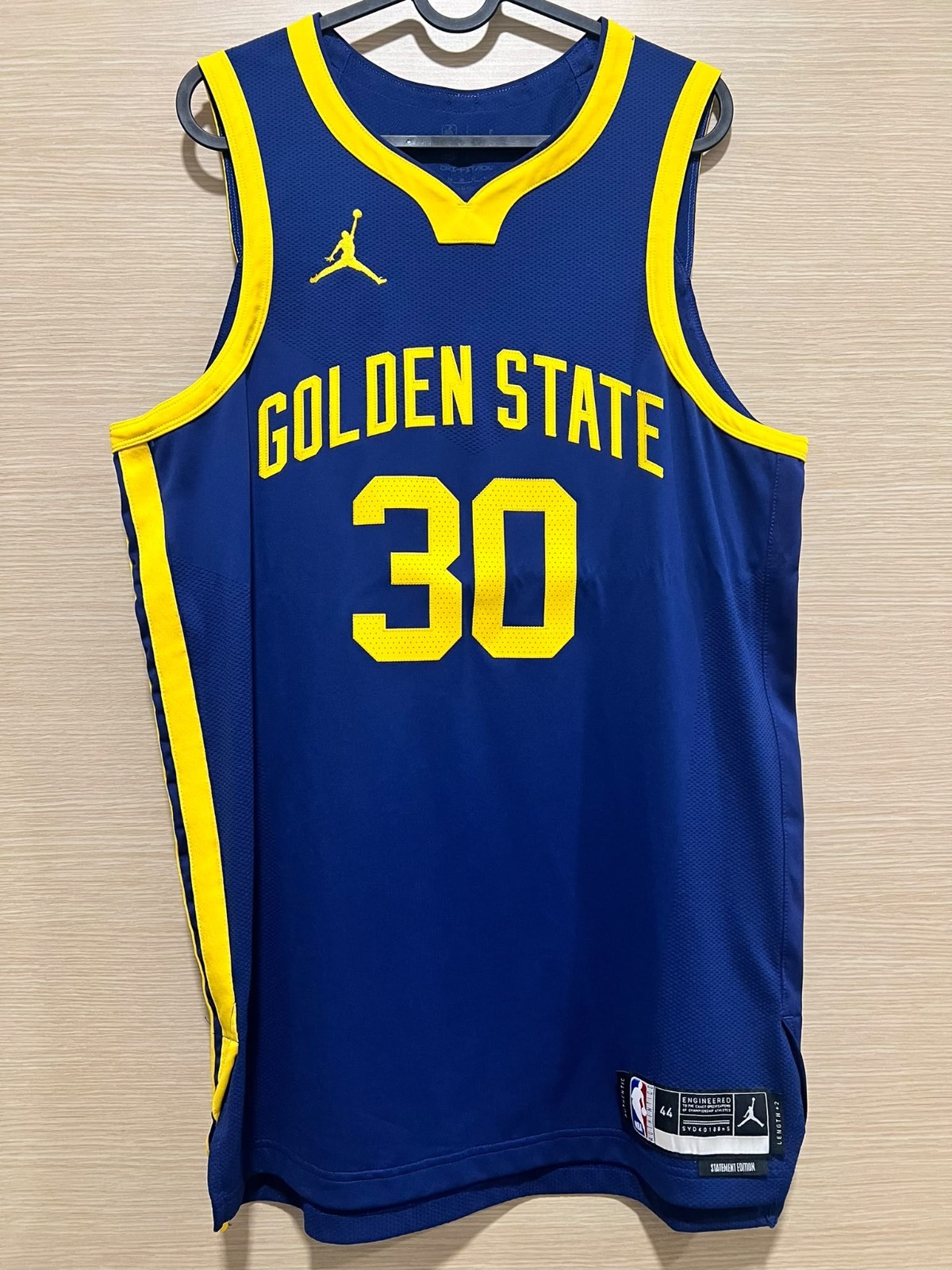 44 M Stephen Curry Golden State Warriors 22/23 NBA Statement Authentic Jersey