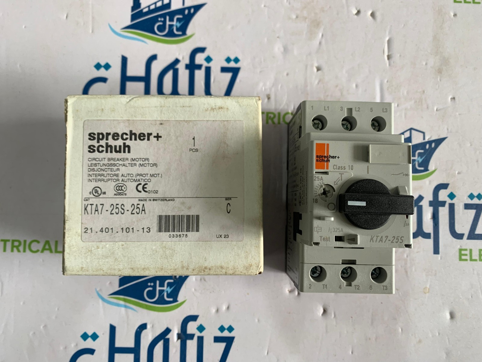 Sprecher + Schuh KTA7-25S-25A Ser C Manual Motor Starter 18-25A 3P 