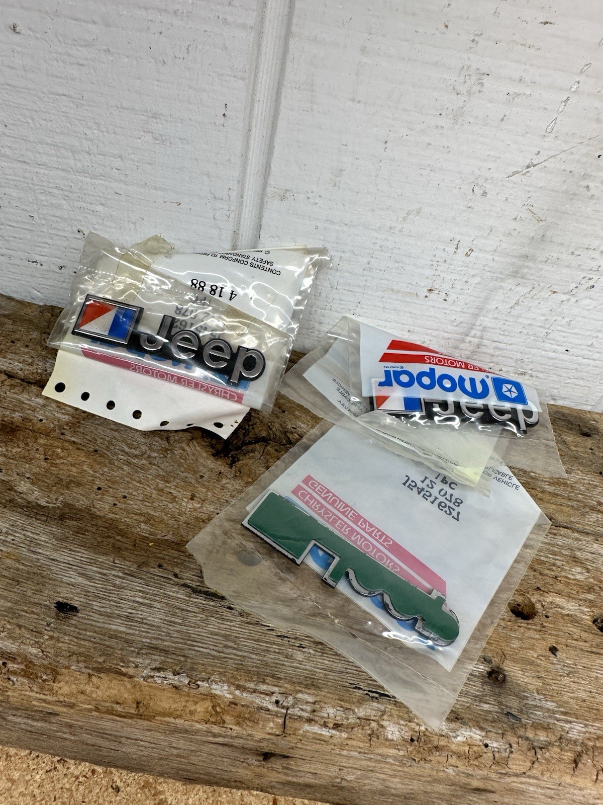Jeep CJ AMC NOS flag Badge Jeep CJ AMC NOS flag Badge