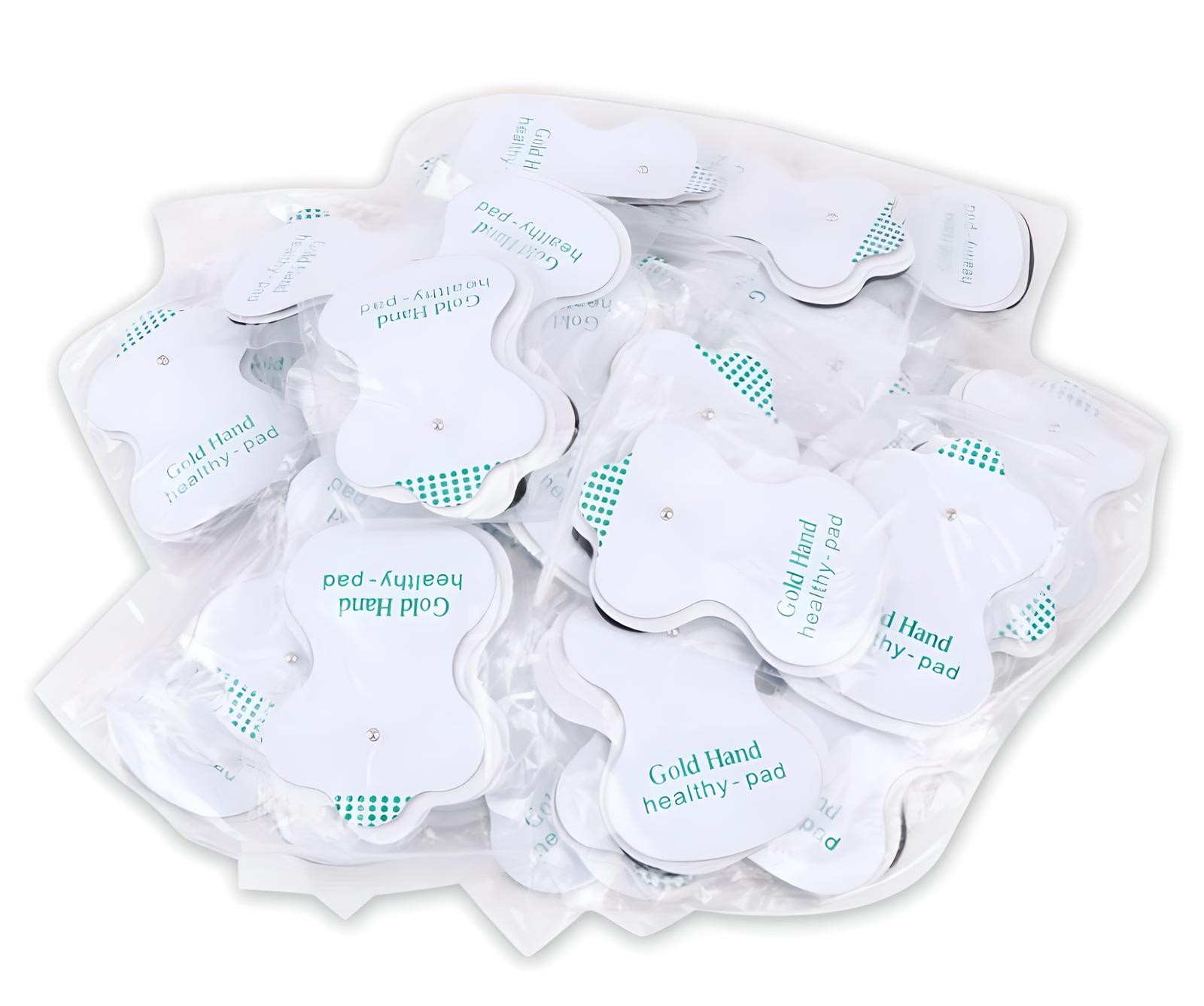 50 X Snap On Replacement Electrode Pads Bulk Fits For Tens Unit Therapy Massager