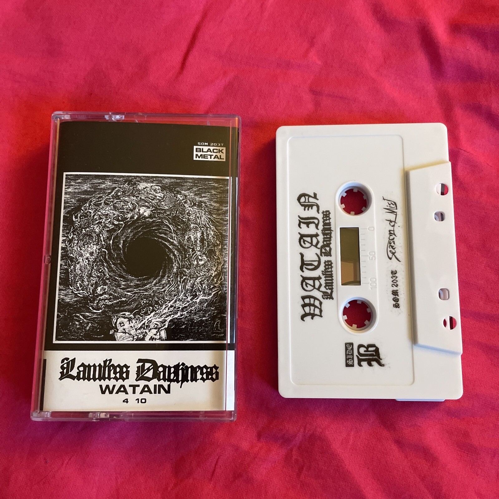 Watain Lawless Darkness 2015 Version Cassette Season Of Mist release Black Metal