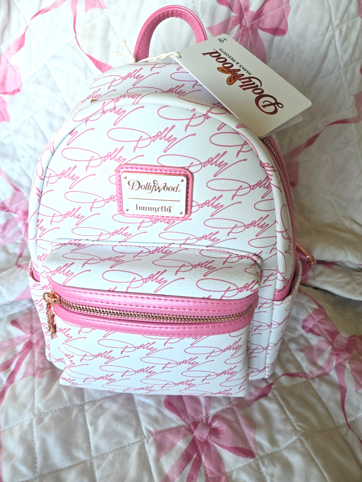 Dollywood New Exclusive Loungefly Backpack Purse Dolly Parton Pink Color, Only 1 Dollywood New Exclusive Loungefly Backpack Purse Dolly Parton Pink Color, Only 1