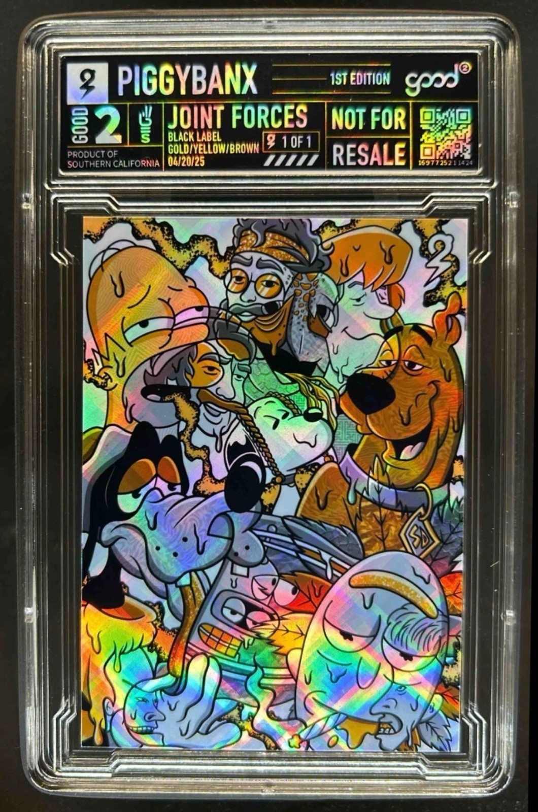 PiggyBanx Joint Forces Black Label Radiant  Variant #1/1 Piggy Banx