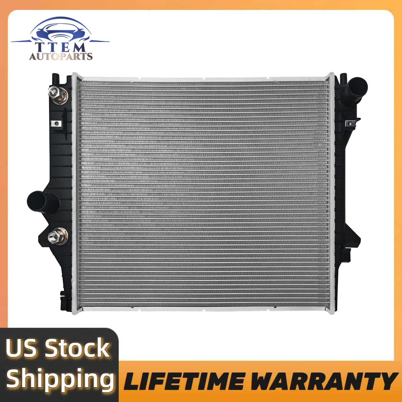 For 2005 2006 2007 08-2009 Jaguar XJ8 4.2L 2009-2011 XF 13148 Aluminum Radiator