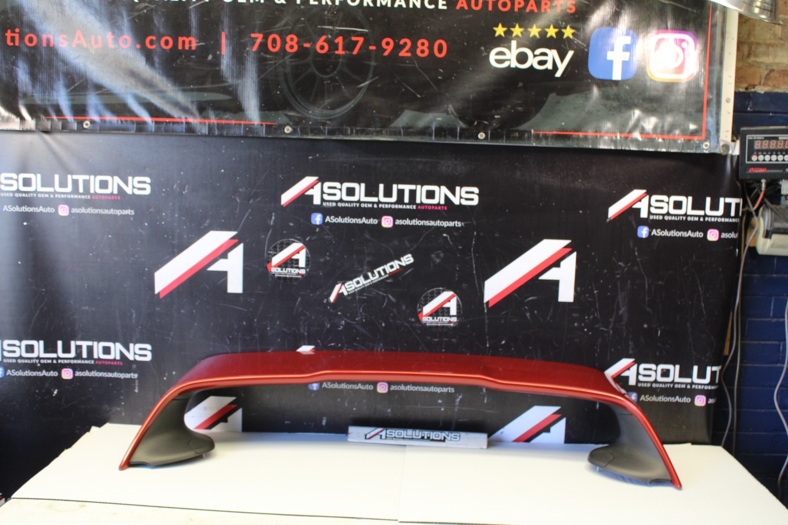 2008-2015 Mitsubishi Lancer Spoiler Wing Evolution Evo X 10 OEM Repaint 2008-2015 Mitsubishi Lancer Spoiler Wing Evolution Evo X 10 OEM Repaint