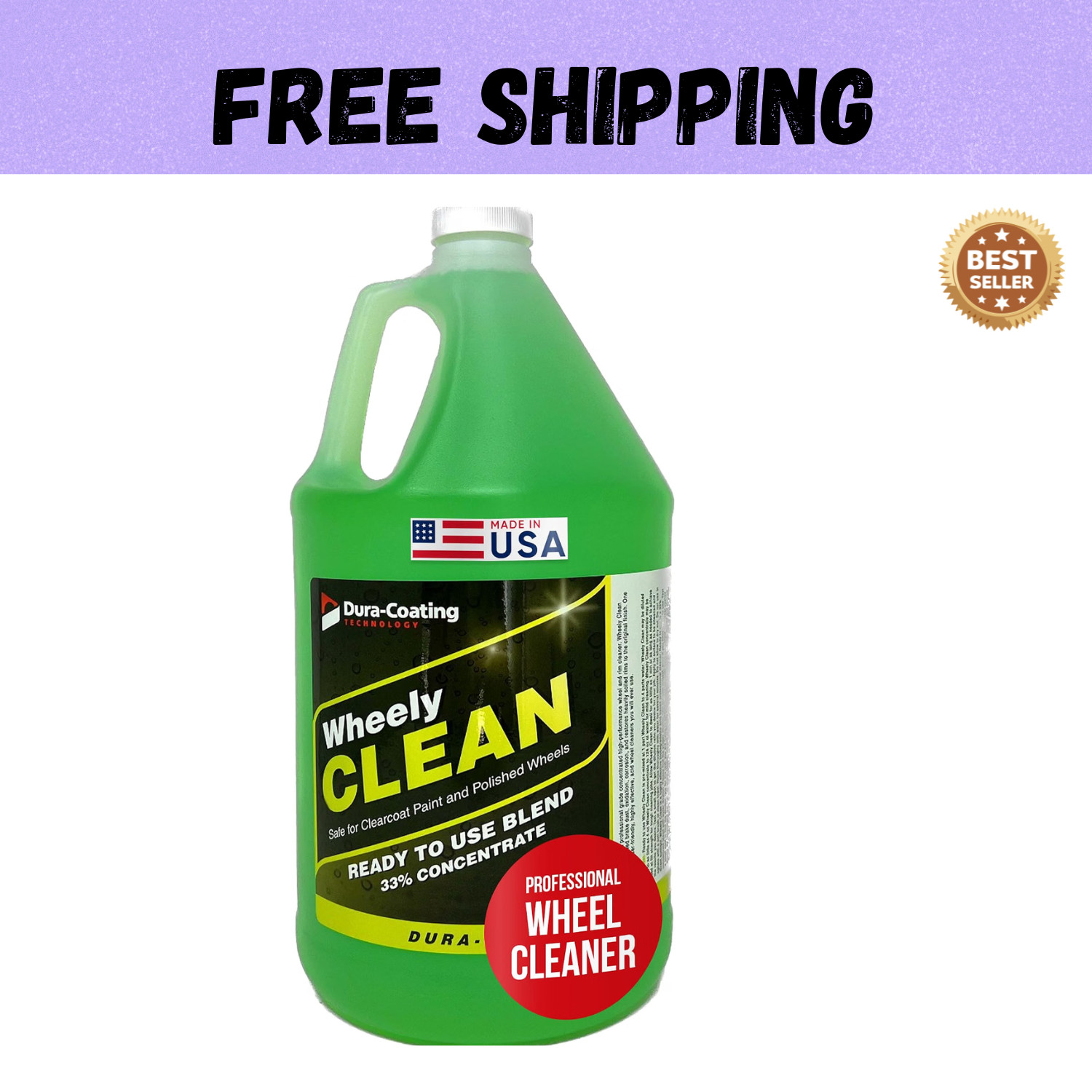 DURA-COATING TECHNOLOGY Wheely Clean Professional Wheel Cleaner Highly Effective DURA-COATING TECHNOLOGY Wheely Clean Professional Wheel Cleaner Highly Effective