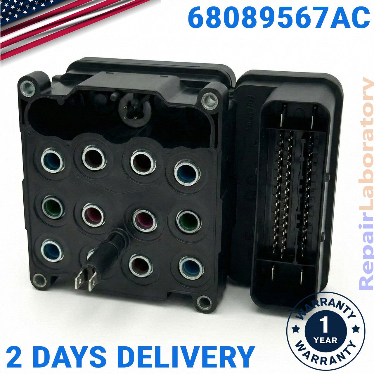 ✅68089567AC✅ ReBuilt 11-14 Dodge Caliber ABS Anti-lock Brake Pump CONTROL MODULE