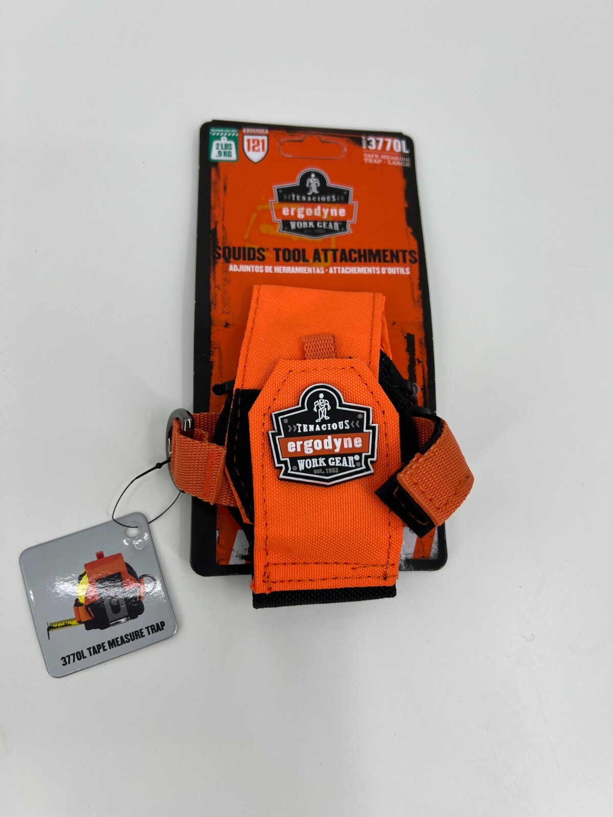 Ergodyne Squids Tool Attachments Large Tape Measure Trap Holds 2 lbs.  3770 L