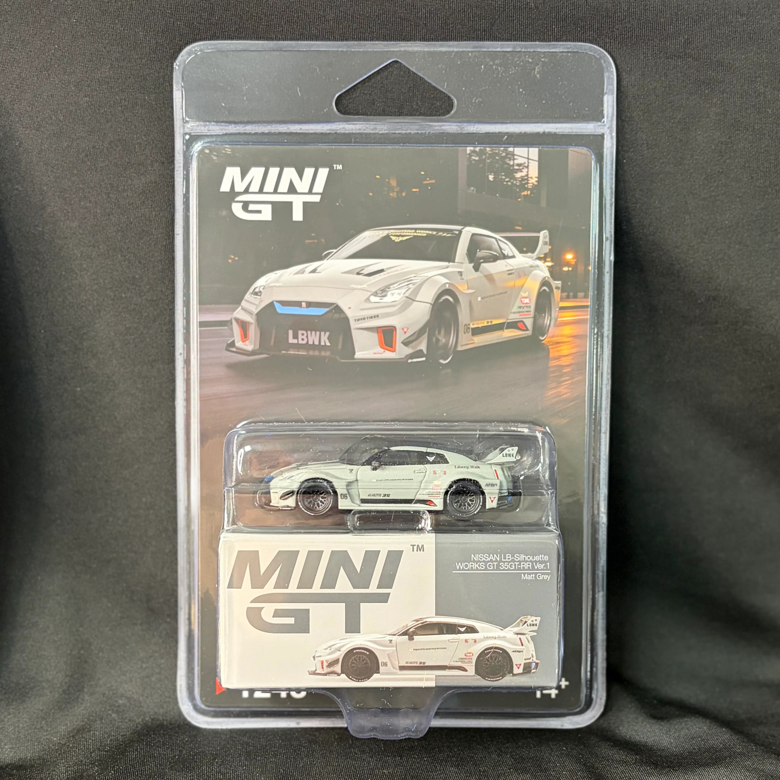 Mini GT #1248 Nissan LB-Silhouette Works GT 35GT-RR Ver.1 Matte Grey Mini GT #1248 Nissan LB-Silhouette Works GT 35GT-RR Ver.1 Matte Grey