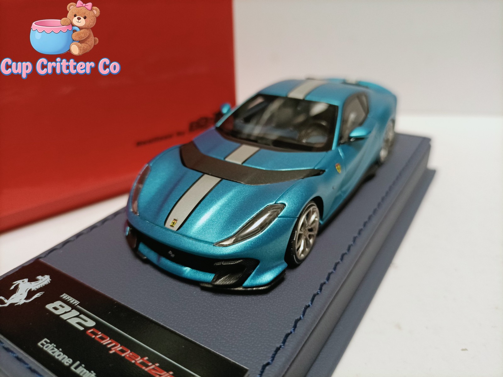 BBR Deluxe 1:43 Ferrari 812C Racing Edition Blue Limited 20 Car Model