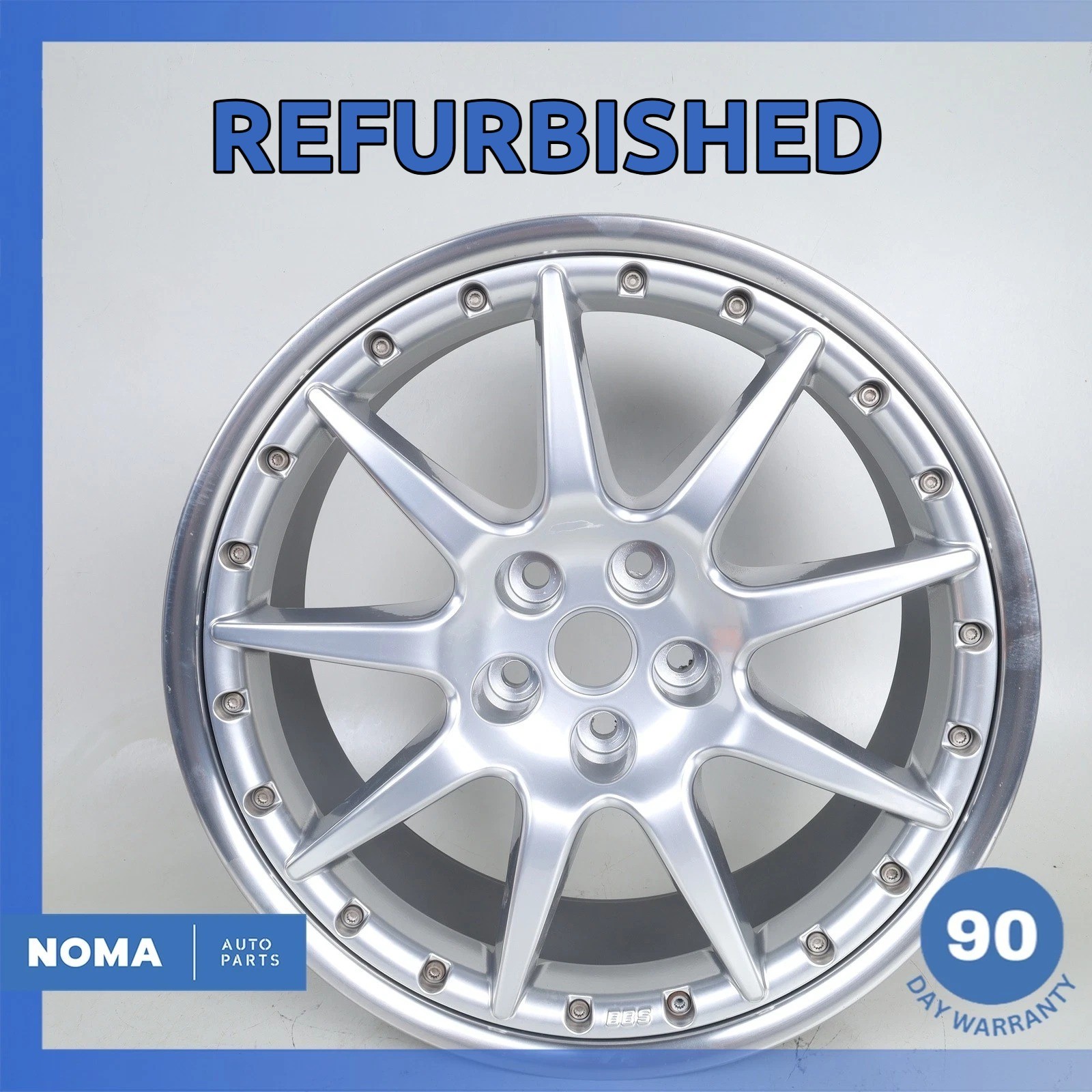97-06 Jaguar X100 XKR BBS Montreal 9 x 20 Front Wheel Rim Silver MXD6156JA OEM 97-06 Jaguar X100 XKR BBS Montreal 9 x 20 Front Wheel Rim Silver MXD6156JA OEM