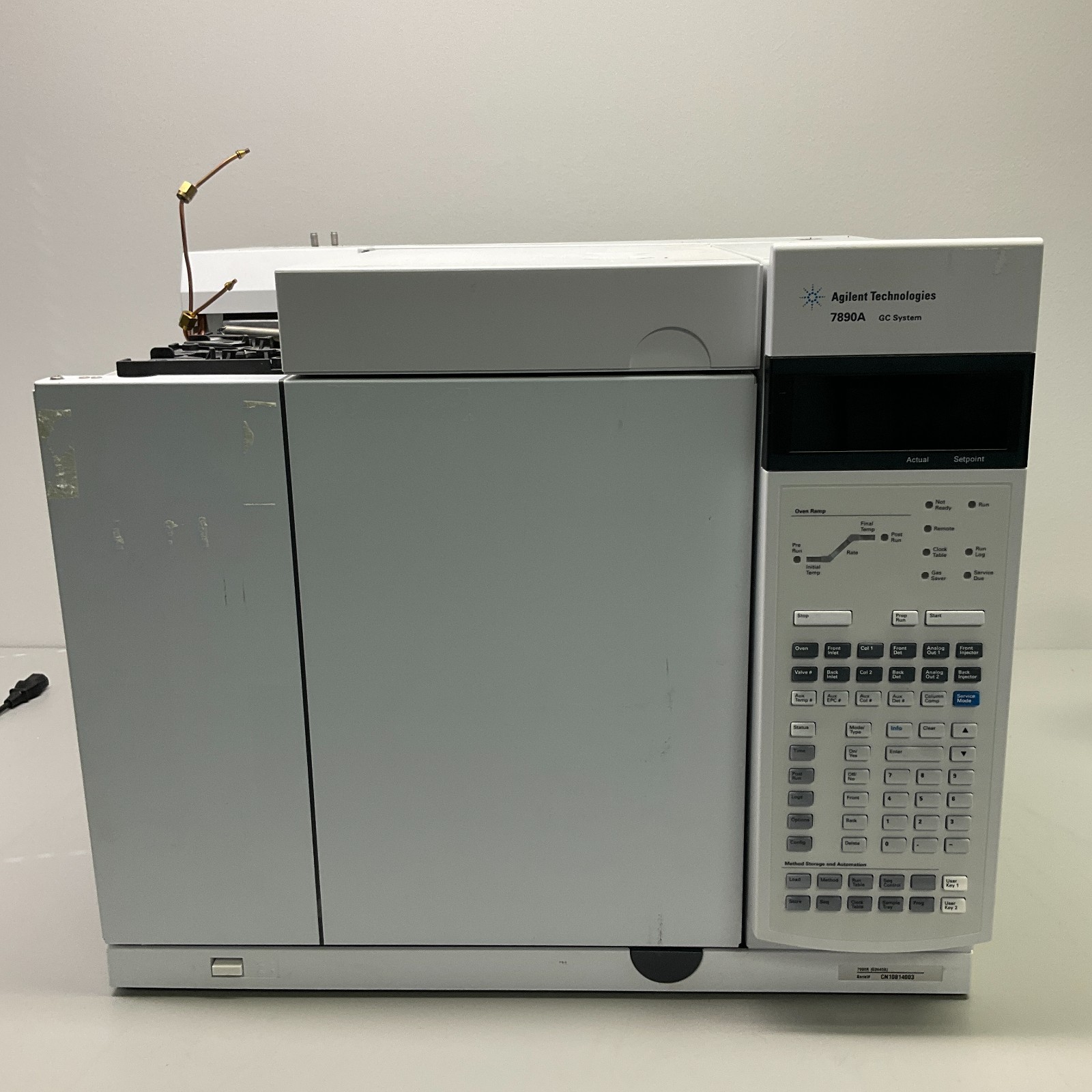 Agilent Technologies 7890A Performance Gas Chromatograph System FOR PARTS READ Agilent Technologies 7890A Performance Gas Chromatograph System FOR PARTS READ