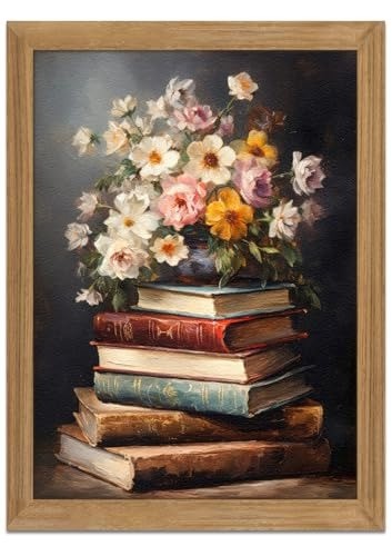 Charming 12x16in Framed Vintage Floral Art - Ideal Gift for Any Occasion