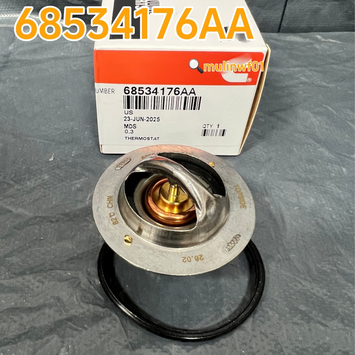Brand New Thermostat Fits 68534176AA For Dodge RAM MOPAR 6.7 Cummins Diesel