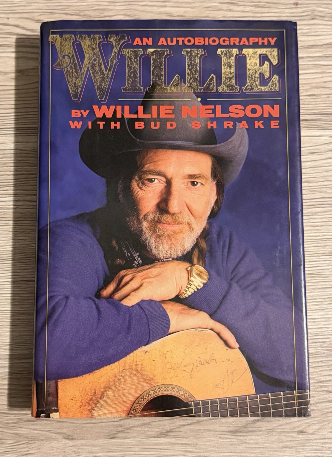 SIGNED Willie Nelson Autobiography 1988 Hardcover 1st Ed. Willie Nelson Book