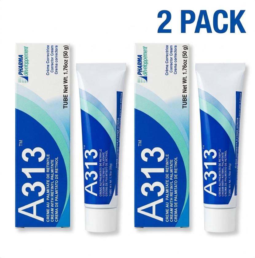2-PACK A313 Vitamin A Retinol Cream 50g Made in France Sealed Exp 2028