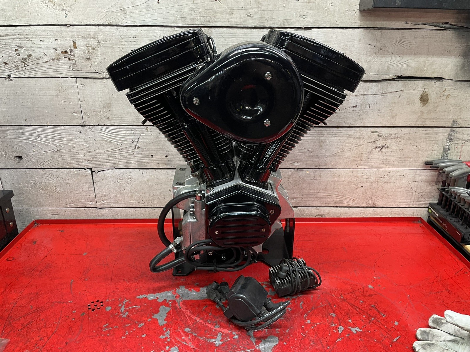 Delkron Evo Crate Engine Motor Harley RUNNING VIDEO 1984-1999 Softail FXR Dyna Delkron Evo Crate Engine Motor Harley RUNNING VIDEO 1984-1999 Softail FXR Dyna