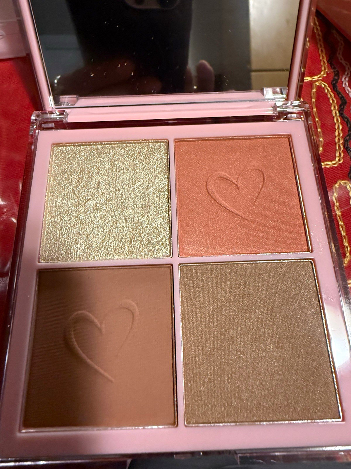 Beauty Creations Keep Me Blushin\' Blush & Highlight Palette, 4 Shades Beauty Creations Keep Me Blushin\' Blush & Highlight Palette, 4 Shades
