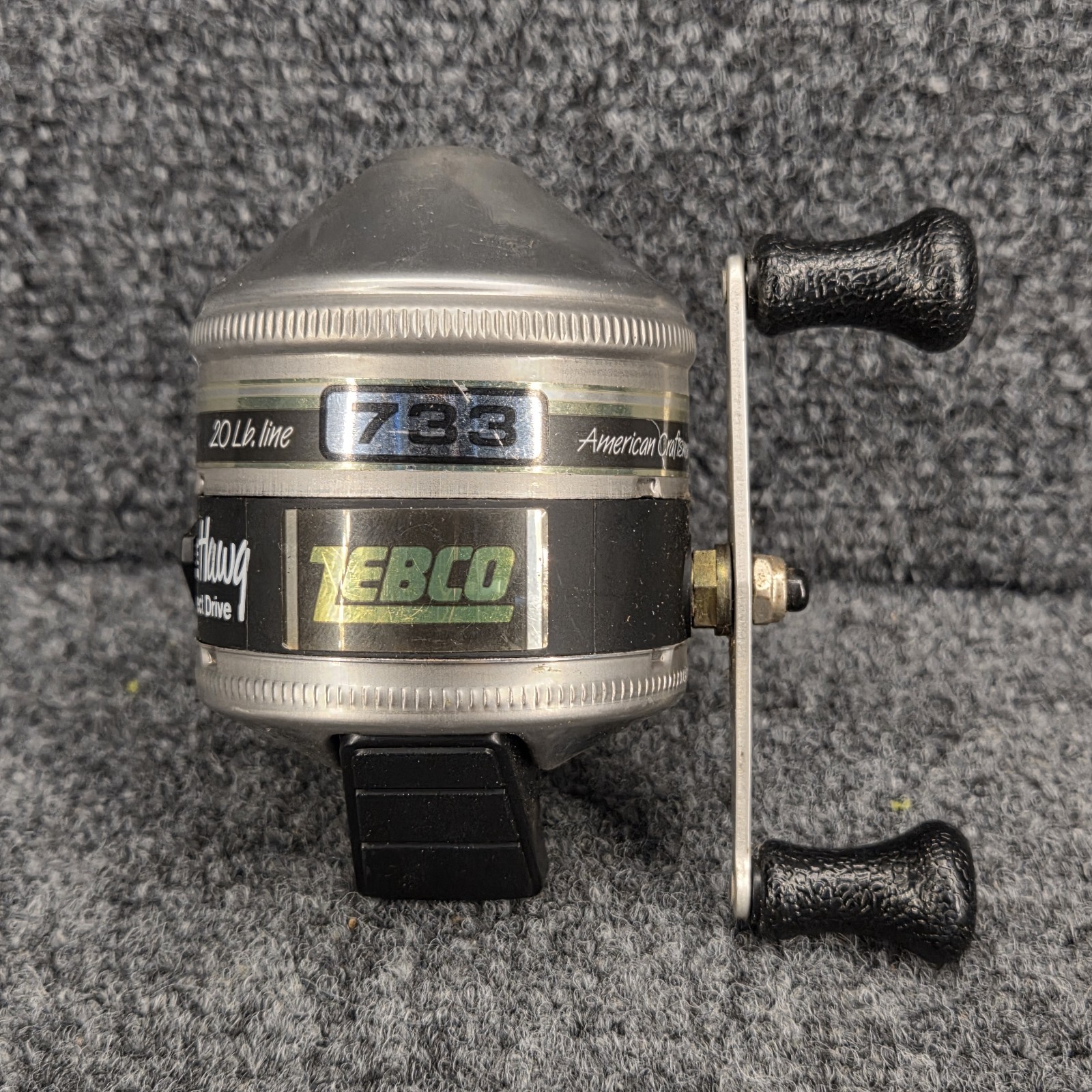 ZEBCO 733 THE HAWG HEAVY DUTY DIRECT DRIVE SPINCAST Fishing Outdoors