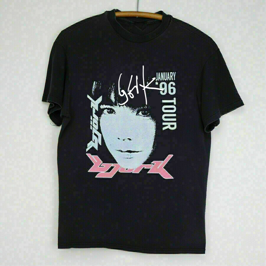 Bjork 1996 Japanese T-shirt Black Tee All Size S-5XL 85