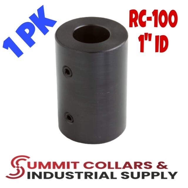 Summit Collars, Premium RC-100 1” ID Rigid Shaft Coupling, Set Screw, 3 Summit Collars, Premium RC-100 1” ID Rigid Shaft Coupling, Set Screw, 3