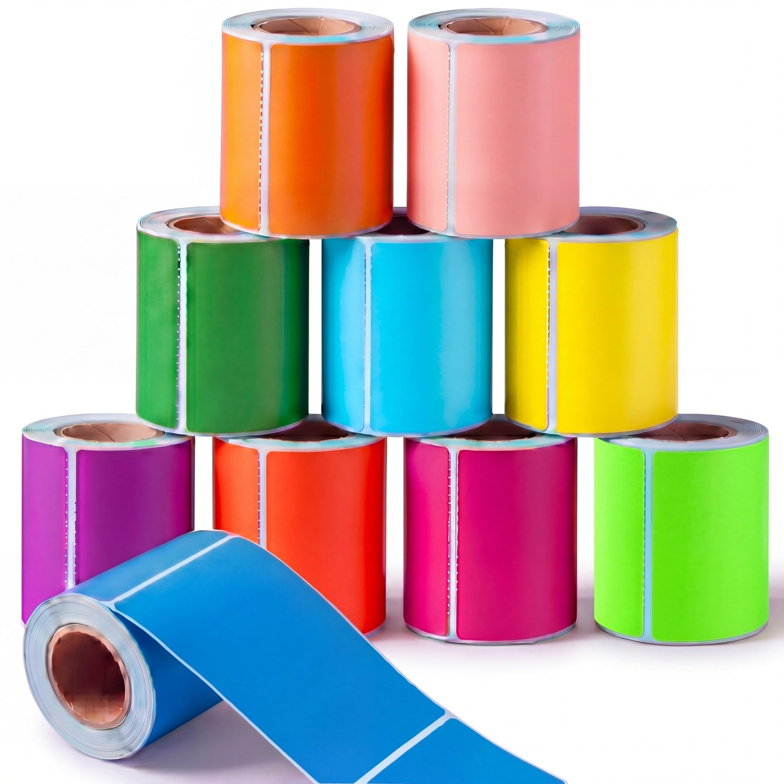 Outus 1000 Pcs Color-Coding Labels 2 X 3 Inch 10 Bright Color Stickers Outus 1000 Pcs Color-Coding Labels 2 X 3 Inch 10 Bright Color Stickers